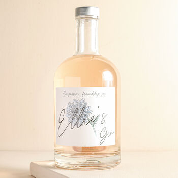 Personalised Birth Flower Gin, 2 of 6
