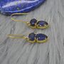 Sapphire Earrings: Gold Or Silver, Minimalist Jewelry, thumbnail 6 of 11