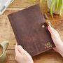 Personalised Buffalo Leather Refillable Journal, thumbnail 4 of 11
