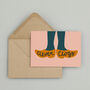 Clever Clogs Greetings Card, thumbnail 4 of 6