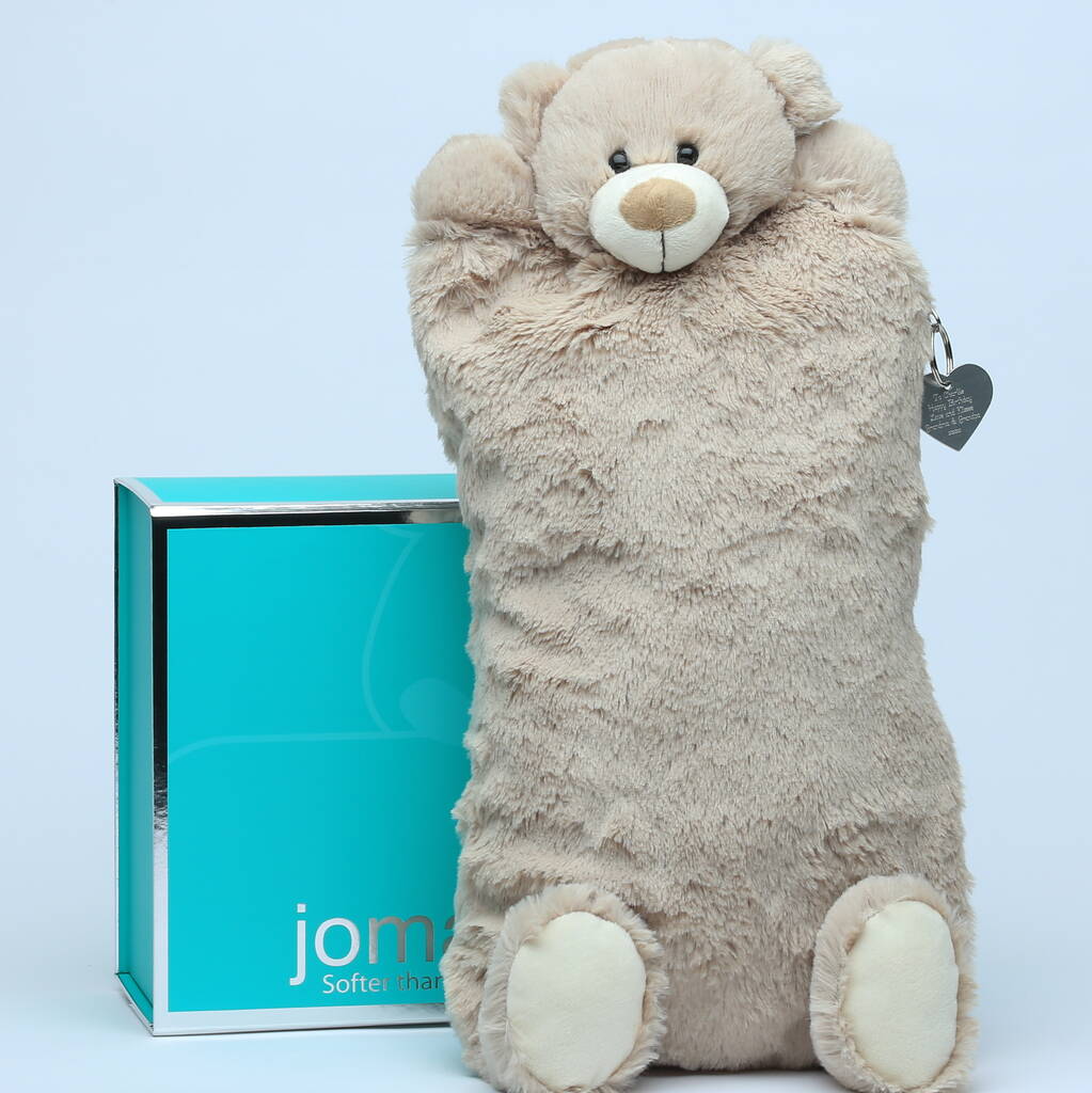 long teddy hot water bottle