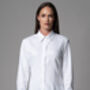 Charmaine White Textured Tuxedo Evening Shirt, thumbnail 3 of 4