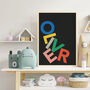 Personalised Name Print With Colourful Stacked Letters, thumbnail 4 of 11
