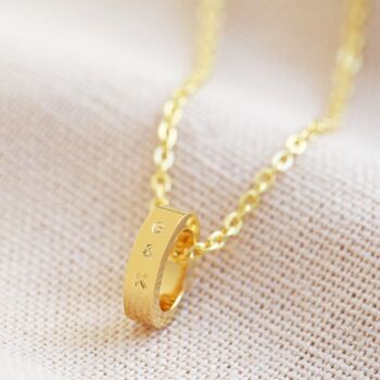 Personalised Gold Sterling Silver Bead Necklace, 7 of 11