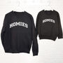 Homies Matching Dad And Child Sweatshirts, thumbnail 1 of 4