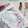 Love Letter Personalised Message Pouch Bag, thumbnail 4 of 9