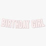 Custom Colour Birthday Girl Party Banner, thumbnail 1 of 6