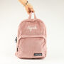 Personalised Corduroy Backpack Rose Pink, thumbnail 1 of 2