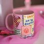 Love Stamp Valentine Mug – Romantic And Playful Design, thumbnail 2 of 10
