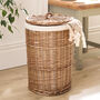 Round Laundry Basket With Lining, thumbnail 1 of 6