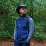 Navy And Black Softshell Outdoor Gilet, thumbnail 1 of 3