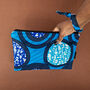 Large African Print Zip Pouch | Adedapo Print, thumbnail 3 of 7