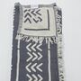 Patmos Patterned Peshtemal Towel Oyster Grey, thumbnail 7 of 10