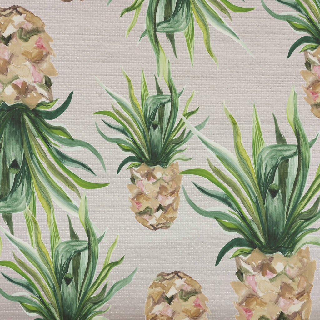 pineapple fabric available in five colours by bymarie