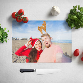 Your Favourite Photo Large Glass Chopping Board, 3 of 4