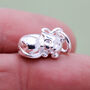Cat Solid Silver Charm, thumbnail 3 of 10
