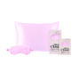 Silver Cloud Pink Fluffy Mask And Pink Pillowcase, thumbnail 1 of 5