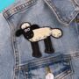 Shaun The Sheep Shaun Standing Sew On Patch, thumbnail 2 of 2