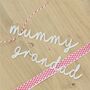 Personalised Cut Out Name Christmas Decoration, thumbnail 3 of 5