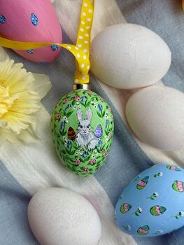 Hand Painted Easter Egg Decoration, 8 of 12
