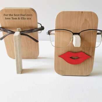 Personalised Glasses Holder For Him And For Her, 2 of 3