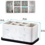 Toothbrush Holder Stand Bathroom Organizer, thumbnail 3 of 8