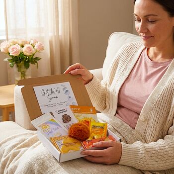Get Well Soon Gift, Recovery Care Package, Hug In A Box, 2 of 12