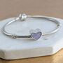 Memorial Ashes Heart Charm Bead, thumbnail 1 of 7