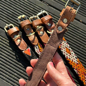 Hand Made | 100% Leather Moroccan Dog Collars | Small, 7 of 7