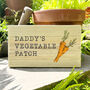Dad's Vegetable Patch Wooden Sign, thumbnail 3 of 3