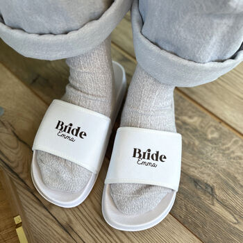 Personalised Bride Sliders, 2 of 3