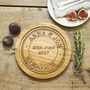 Special Occasion Personalised Oak Wood Chopping Board, thumbnail 1 of 3
