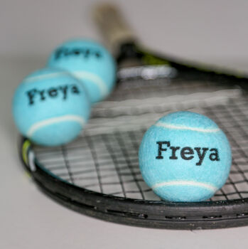 Personalised Sustainable Tennis Balls, 8 of 12