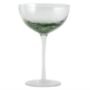 Green Ombre Swirl Champagne Cocktail Glasses Set, thumbnail 6 of 6