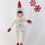Candy Cane Lollipop Girl Christmas Decoration, thumbnail 1 of 8