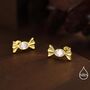 Sterling Silver Cz Candy Stud Earrings Three Cz Colours, thumbnail 7 of 12