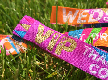 Wedstock Festival Wedding Wristbands, 6 of 7