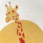 G For Giraffe Children's Initial Print, thumbnail 2 of 3