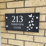 Personalised Butterfly Slate House Number Sign, thumbnail 1 of 2