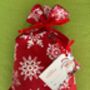 Christmas Fabric Gift Bags, thumbnail 3 of 7
