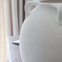 Extra Large Round White Vase With Handles, thumbnail 3 of 3