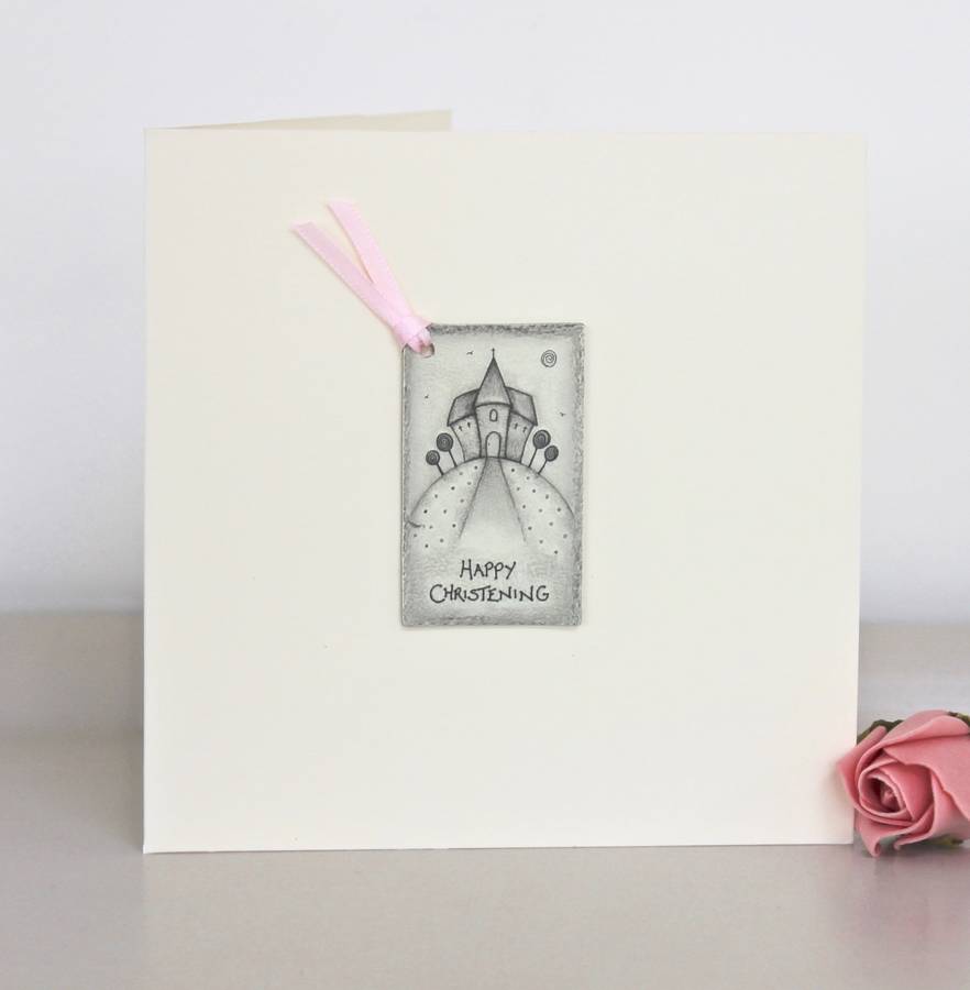 Christening Gift Tag By Chapel Cards