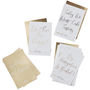 Gold Foiled Wedding Milestone Cards, thumbnail 2 of 3