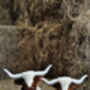 Personalised Texas Longhorn 18 Cm Cow Soft Toy, thumbnail 2 of 10