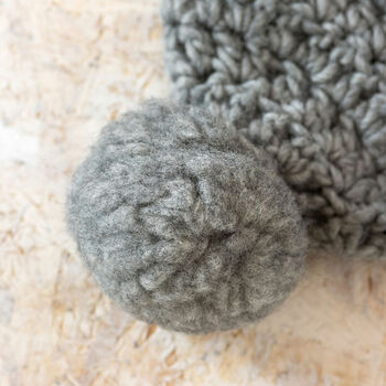 Beanie And Fingerless Gloves Crochet Kit, 2 of 11
