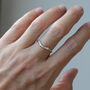 Silver Curved Rowan Twig Ring, thumbnail 5 of 6