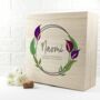 Personalised Floral Wedding Keepsake Box, thumbnail 6 of 12