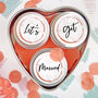 Personalised Love Message Heart Lip Balm Gift Set, thumbnail 5 of 9