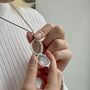 Engraved Locket Necklace 40th Birthday Gift, thumbnail 1 of 9