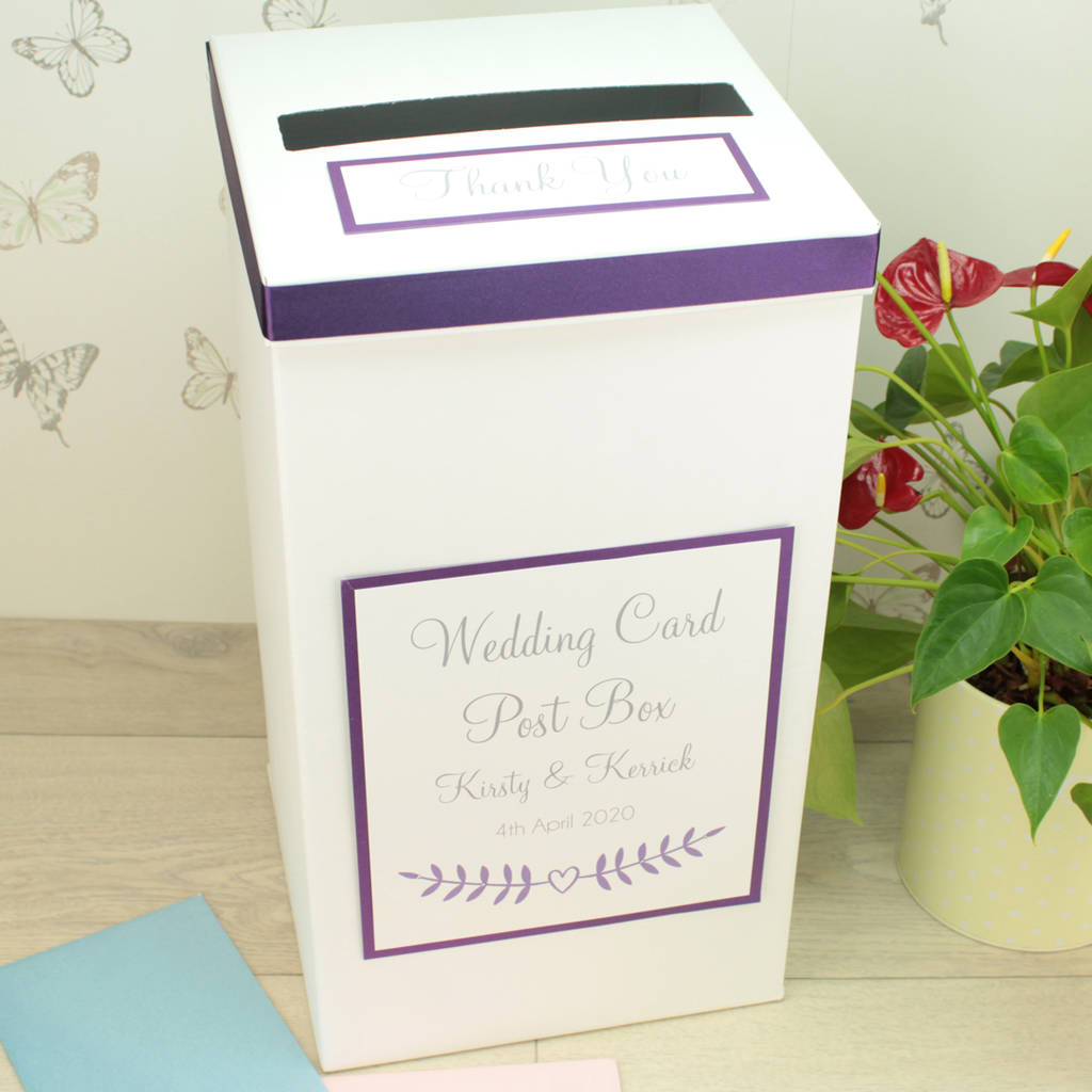 Personalised post box for house